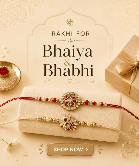 Rakhi for Bhaiya & Bhabhi