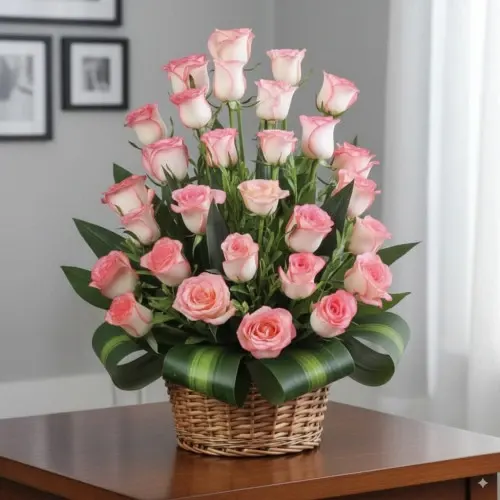 A Symphony of Pink Roses