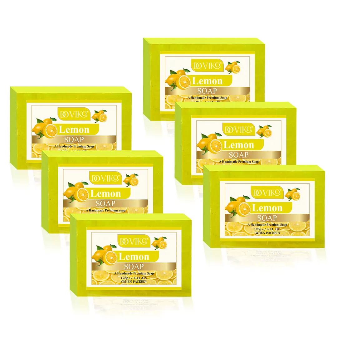 Buy Doviko Organic Lemon Soaps Combo - Pack of 6 (750 g)