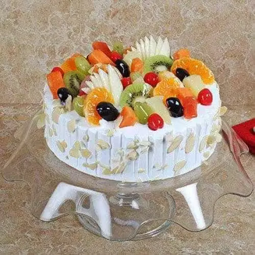 Sweet Exotic Vanilla Fruit Cake