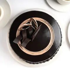 Round Delicious Chocolate Cake