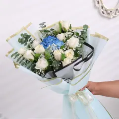 Blue Heaven Wrapped in Elegance