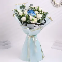 Blue Heaven Wrapped in Elegance