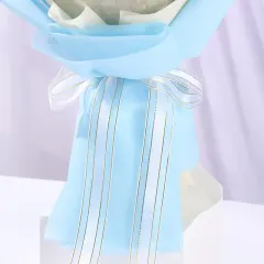 Blush Romance Wrapped in Blue