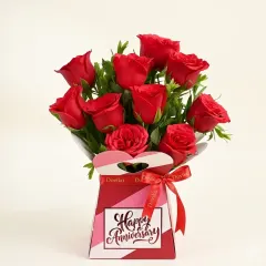 Red Brilliance Anniversary Roses