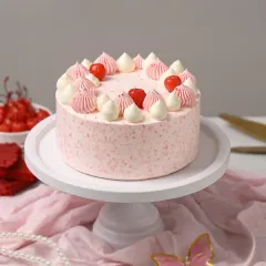 Blooming Affection with Vanilla Cake