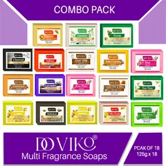 Doviko Herbal Multiple Soaps for Men & Women - 18x125g
