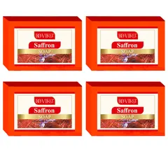 Doviko Natural Pure Saffron Soaps Combo - 4x125g