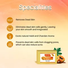 Doviko Natural Papaya Soap for Bath - 3x125g