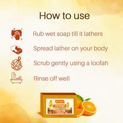 Doviko Natural Cold Pressed Orange Soaps - 2x125g (250g)