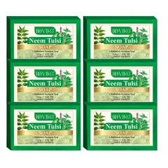 Doviko Natural Anti-bacterial Neem Tulsi Soaps - 6x125g
