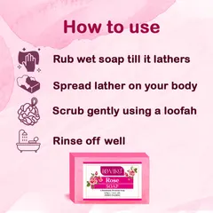 Doviko Rose Soap - Deep Hydration - Pack of 6 (750gm)