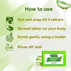 Doviko Aloe Vera Soap - Pack of 4 (500 gm)