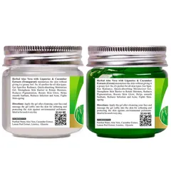 Aloe Vera Gel Green & Transparent Gel - Pack of 2 (100 g Each)
