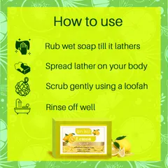 Buy Doviko Organic Lemon Soaps Combo - Pack of 6 (750 g)