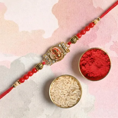 Sacred Ganesha Rakhi for Brother