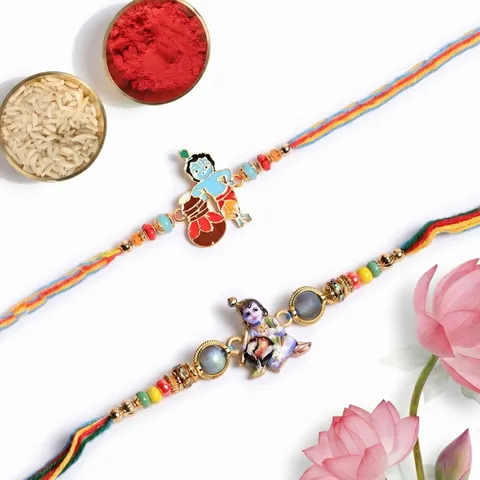 Shri Krishna Rakhi & Sweet Delights Set alternate view