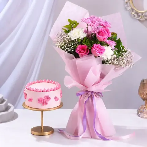 Blushing Blooms & Sweet Delights