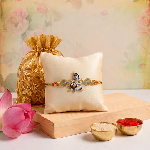 Madhav Divine Bandhan Rakhi with Dry Fruits
