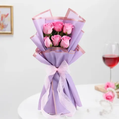 Pastel Pink Rose Enchantment
