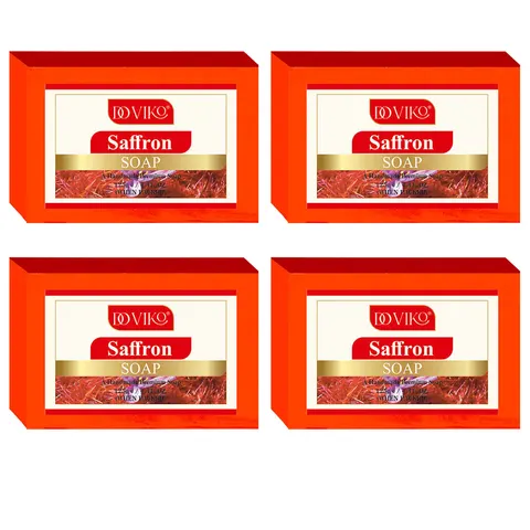 Doviko Natural Pure Saffron Soaps Combo - 4x125g