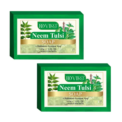 Doviko Natural Anti-bacterial Neem Tulsi Soaps - 2x125g (250g)