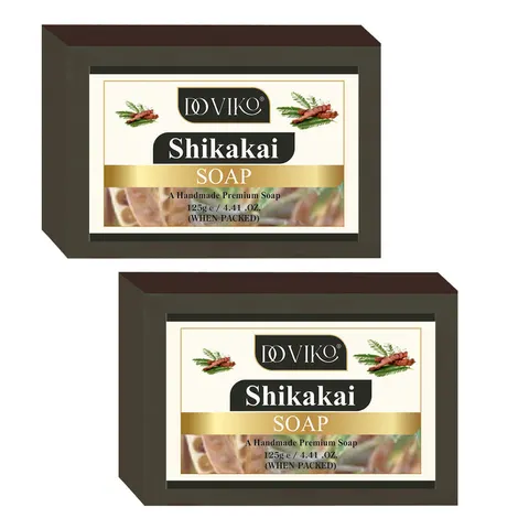 Doviko Pure Herbal Black Shikakai Soaps - 2x125g (250g)