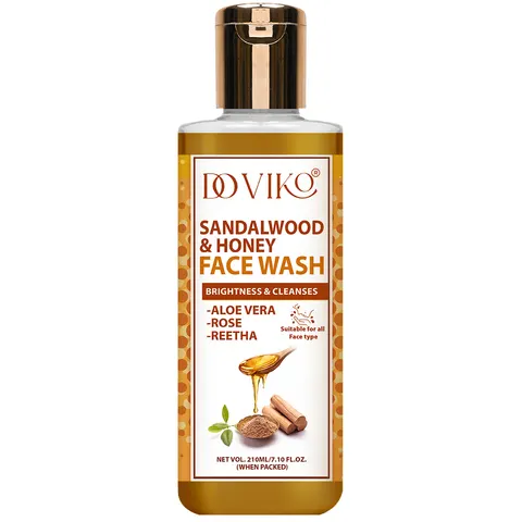 Doviko Natural Sandalwood & Honey Face Wash - 1x210ML