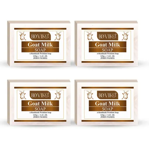 Doviko Goat Milk Soap - Deep Hydration - Pack of 4 (500gm)
