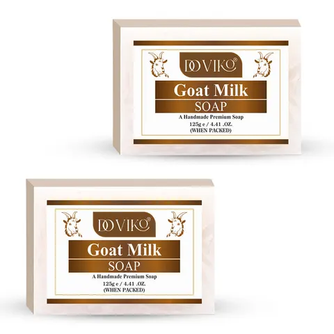 Doviko Goat Milk Soap for Men & Women - Pack of 2 (250 g)