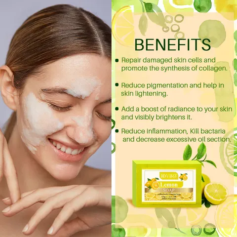 Doviko Lemon Soap for Glowing Skin - 3x125g alternate view