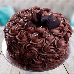 Designer Chocolate Rose Cake 1/2 kg