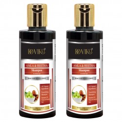Doviko Natural Amla & Reetha Shampoo - Pack of 2 (420ML)