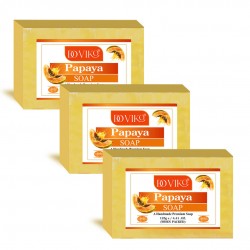 Doviko Natural Papaya Soap for Bath - 3x125g