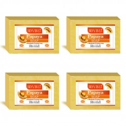 Doviko Natural Papaya Soap for Bath - 4x125g