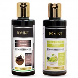 Doviko Natural Shikakai And Amla Bhringraj Shampoo - Pack of 2 (420ML)