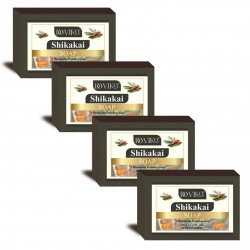 Doviko Pure Herbal Black Shikakai Soaps - 4x125g