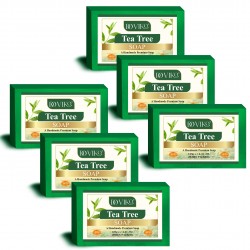 Doviko Pure & Refreshing Tea Tree Soaps for Acne Control - 6x125g