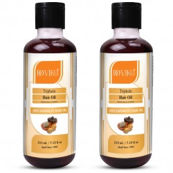 Doviko Pure & Natural Trifla Hair Oil - Pack of 2 (420 ml)