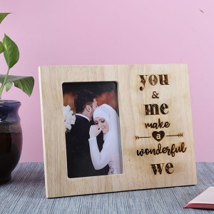 Customised You & Me Wooden Frame