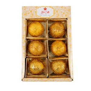 Golden Shimmer Ball Candle Pack of 6