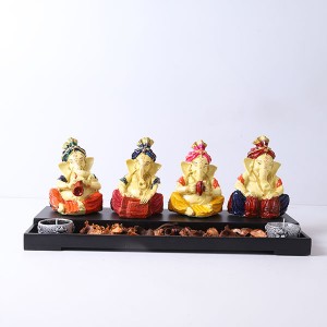 Dancing Ganesha with T light