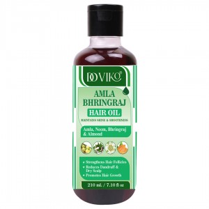 Doviko Amla & Bhringraj Hair Oil - Pack of 1 (210 ML) - Front