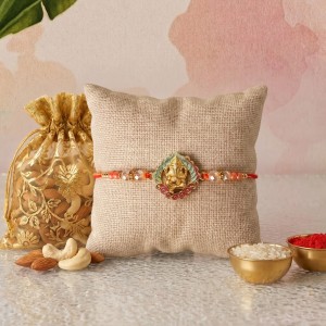 Ganesh Rakhi with Dry Fruits - Main