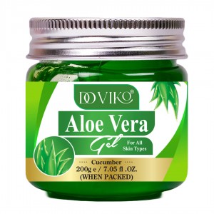 Doviko Pure Aloe Vera Green Gel for Skin & Hair - Pack of 1 (200g) - Front