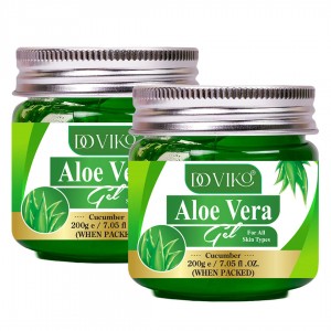 Aloe Vera Green Gel - Front - Pack of 2 - 200g