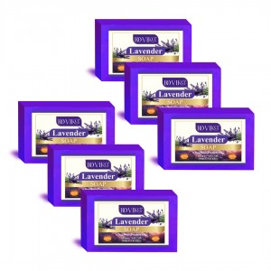 Lavender Soaps - Front - Pack of 6