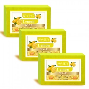 Lemon Soaps - Front - Pack of 3
