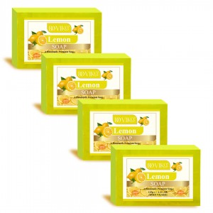 Lemon Soap - Front - Pack of 4