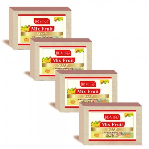 Mix Fruit Soap - Front - Pack of 4